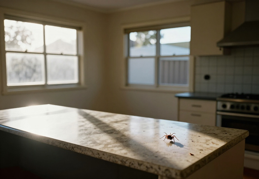 Ant trail in a Grays Point kitchen before treatment